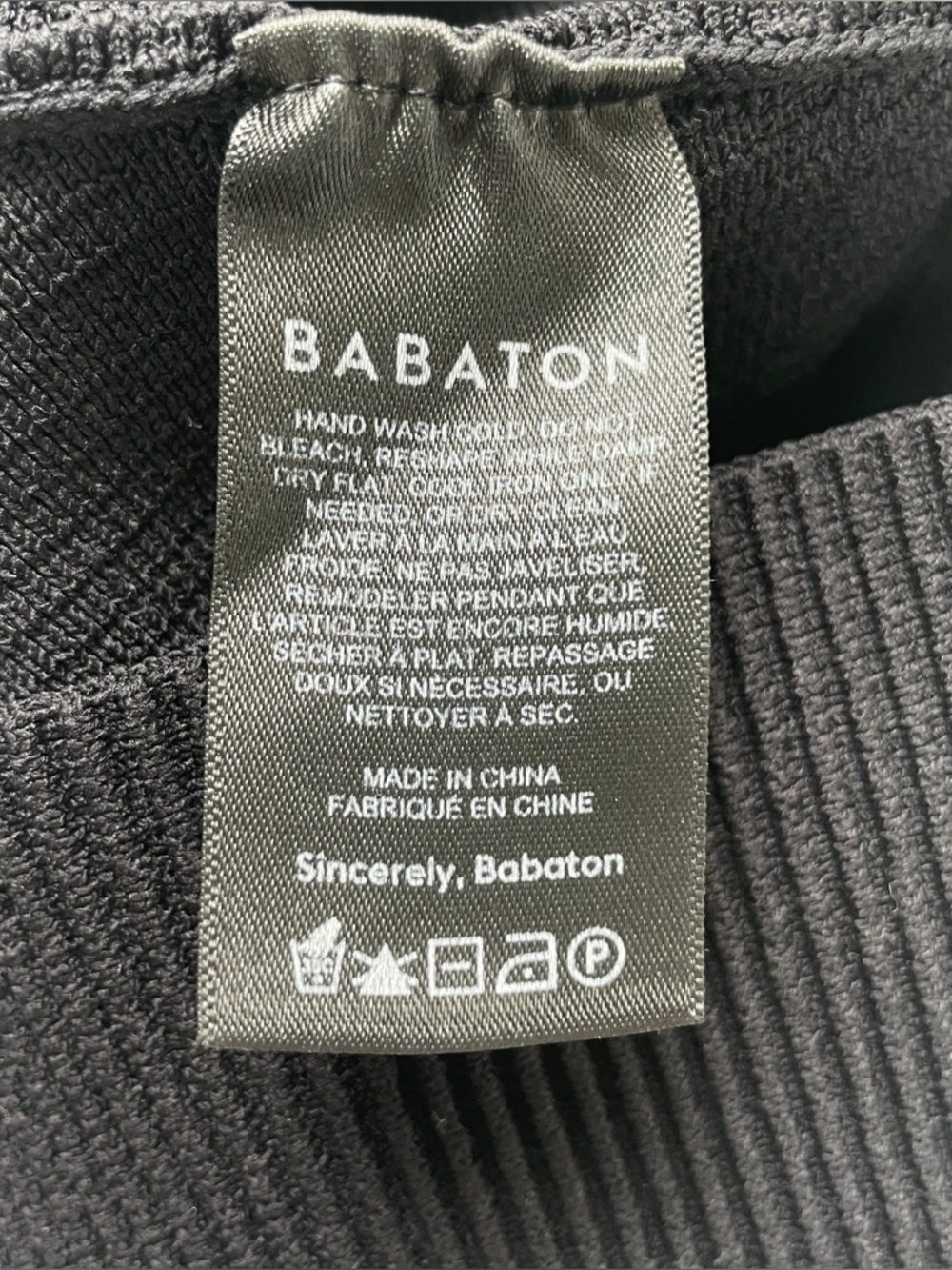 Babaton Aritzia Ribbed Knit Cropped Tank Top - Picture 3 of 7